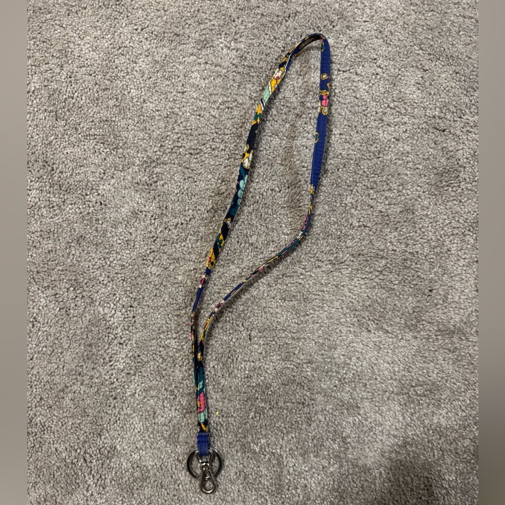 Vera Bradley Multicolor Lanyard with Clip